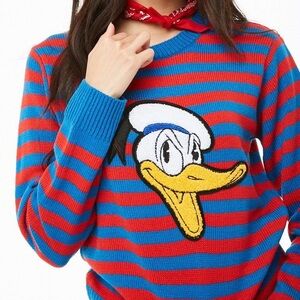 Disney x Forever 21 Vintage Style Donald Duck Sweater